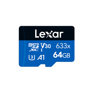 Micro SD Card 633X Blue Series 64GB