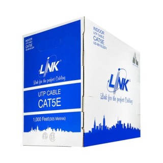 สายแลน LINK CAT5E UTP รุ่น US-9015LSZH 350MHz (305M)